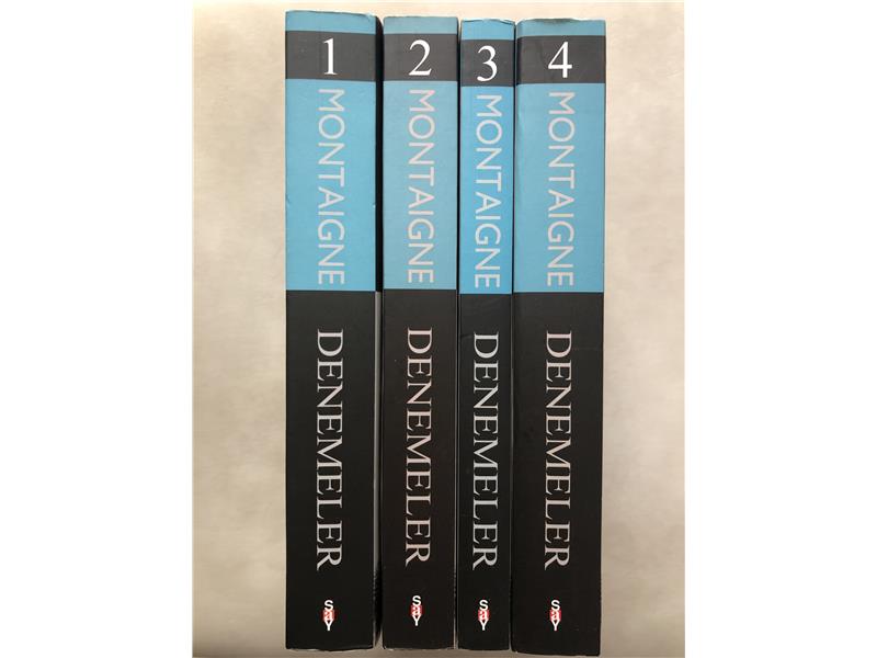 Montaigne Denemeler / Bütün Denemeler - [4 Cilt Takım]