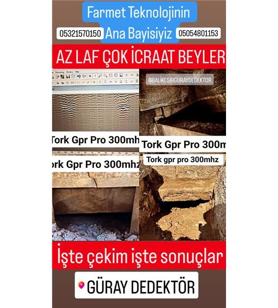 >yeni TORK GPR PRO 300 mHZ KAPALI ANTEN georadar