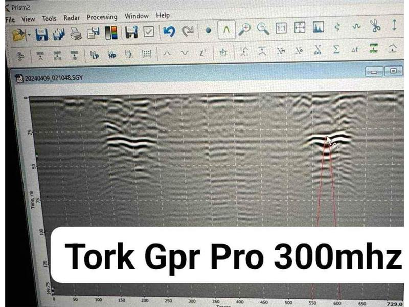 >yeni TORK GPR PRO 300 mHZ KAPALI ANTEN georadar