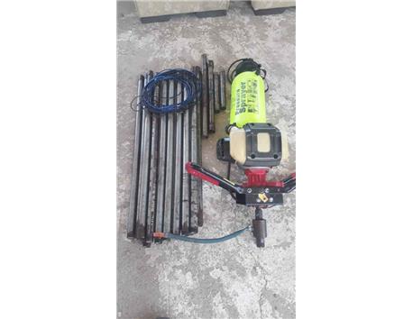 GLADIATOR GTR PULSE DEDEKTÖR 3 BAŞLIKLI ve KAWASAKİ TJ53E BENZİNLİ EL SONDAJI KAROT CİHAZİ SET