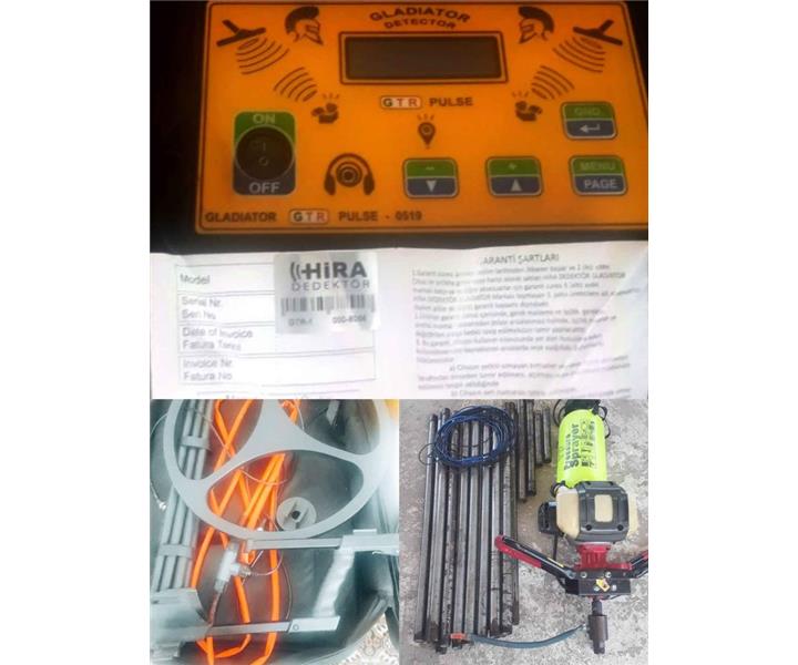 GLADIATOR GTR PULSE DEDEKTÖR 3 BAŞLIKLI ve KAWASAKİ TJ53E BENZİNLİ EL SONDAJI KAROT CİHAZİ SET
