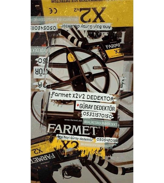 FARMET X2V2 VLF DEDEKTÖR 2NCİ EL TEMİZ modası geçmeyen efsane