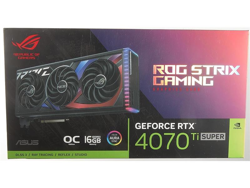 Asus rog strix geforce rtx 4070 ti super oc 16gb oyun için.