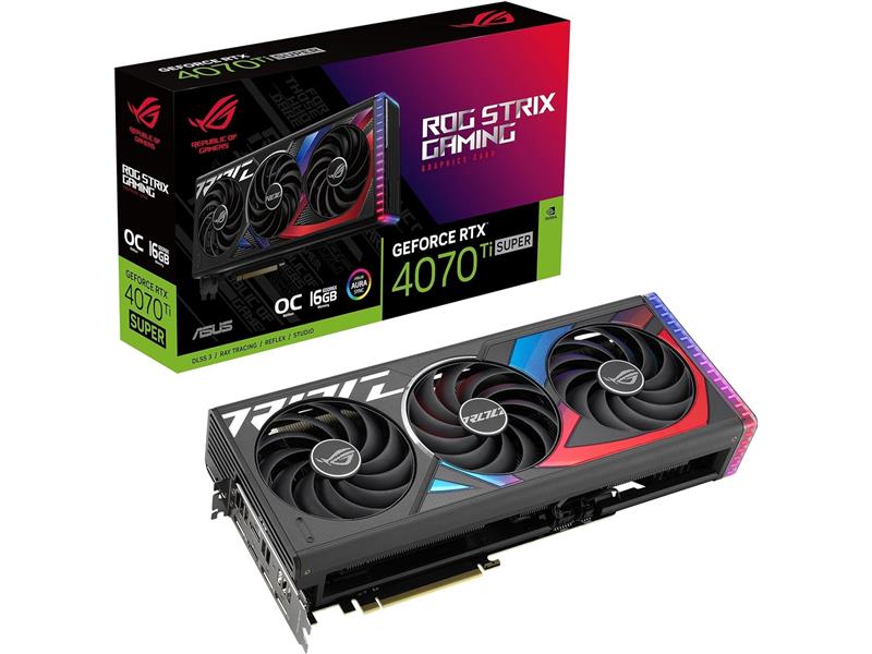 Asus rog strix geforce rtx 4070 ti super oc 16gb oyun için.