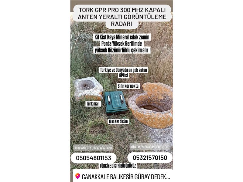 FARMET TORK GPR PRO *300mhz YADA 500mhz YERALTI GÖRÜNTÜLEME RADARI