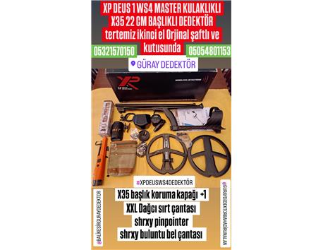TOPLU SATIŞ XP DEUS 1 WS4 22 CM DEDEKTÖR PİNPOİNTER BULUNTU ÇANTASI XXL DAĞCI SIRT ÇANTASI SET OKU