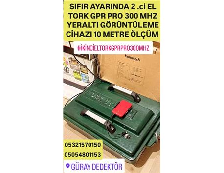 İKİNCİ EL TORK GPR PRO 300 mhz YERALTI GÖRÜNTÜLEME CİHAZI 12.05.2025 faturalı sıfırdan farksız