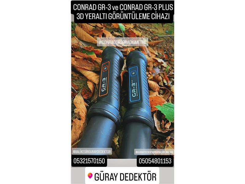  CONRAD GR-3 VE GR-3 PLUS YERALTI GÖRÜNTÜLEME CİHAZLARI STOKLARIMIZDA‼️