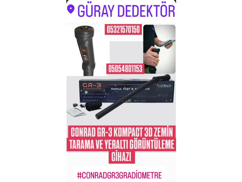 CONRAD GR-3 3D ZEMİN TARAMA VE YERALTI GÖRÜNTÜLEME CİHAZI