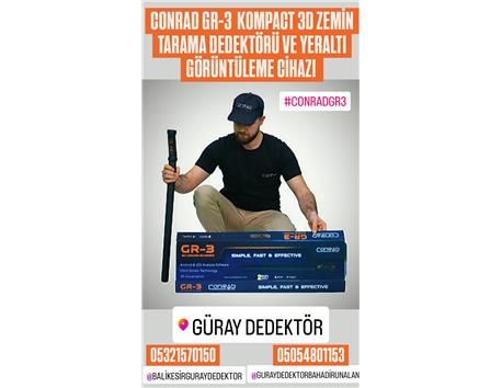 CONRAD GR-3 3D ZEMİN TARAMA VE YERALTI GÖRÜNTÜLEME CİHAZI