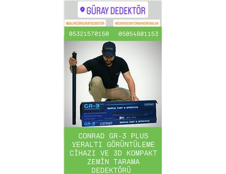  CONRAD GR-3 PLUS 3D ZEMİN TARAYICI VE YERALTI GÖRÜNTÜLEME CİHAZI
