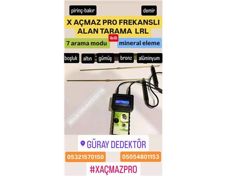 X AÇMAZ PRO LRL FREKANSLI ALAN TARAMA İKİLİ 7 ARAMA MODU MİNERAL ELEMELİ ‼️nakitte indirimli ‼️temiz ikinci el