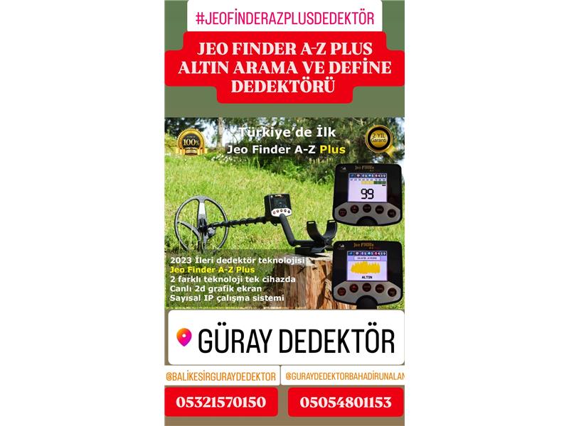 JEO FINDER A-Z PLUS ALTIN ARAMA ve DEFİNE DEDEKTÖRÜ 