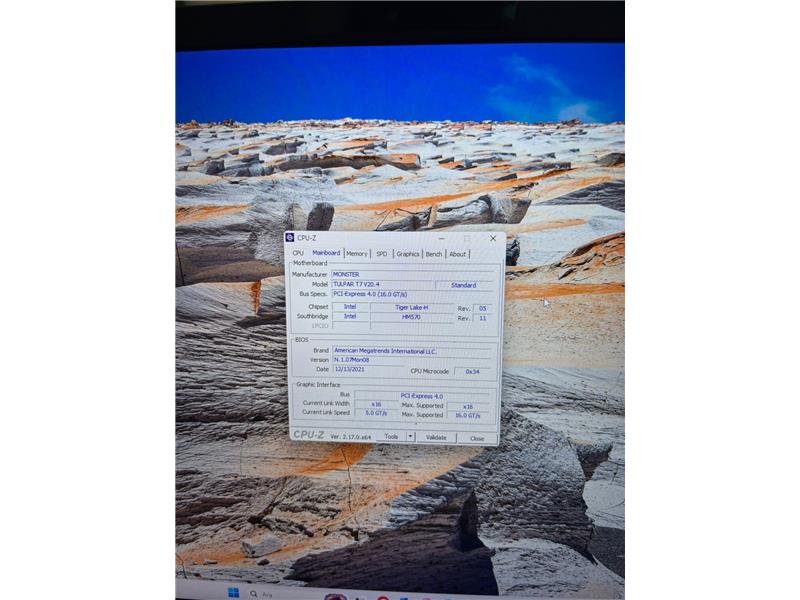 temiz gaming laptop monster tulpar t7 v20.4 masaüstü sistemle takas olur 