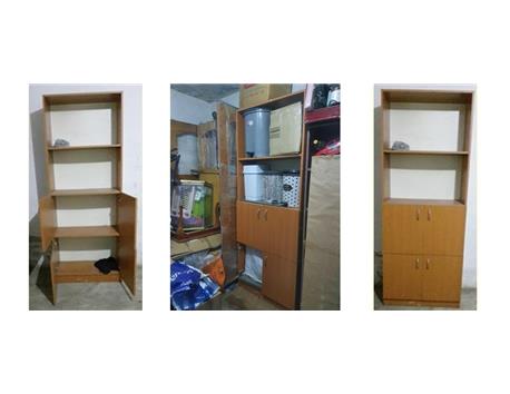 Rila model ofis dolabı VEYA EVDE kitaplık ayakkabılık mutfakda vs 210 cm yükseklik-80 cm genişlik-35 derinlik