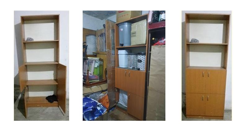 Rila model ofis dolabı VEYA EVDE kitaplık ayakkabılık mutfakda vs 210 cm yükseklik-80 cm genişlik-35 derinlik