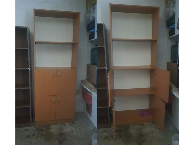 Rila model ofis dolabı VEYA EVDE kitaplık ayakkabılık mutfakda vs 210 cm yükseklik-80 cm genişlik-35 derinlik