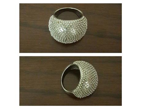 Bayan yuzuk Gumus rengi Fiyat 7 tl #gri # tas #yuzuk #ring