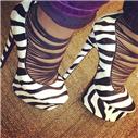Zebra desenli yüksek topuk ayakkabı 189.90 Topuk boyu:16cm. Platform:6.6cm..sadece:38-39 numara birertanedir..
