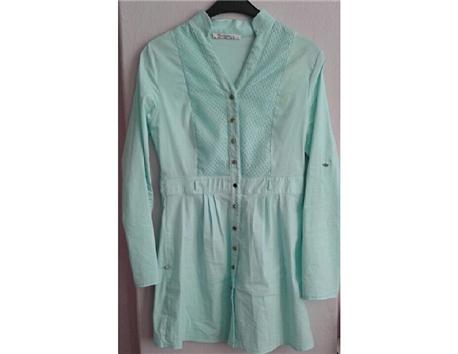 Su yeşili tunik 1 kere giyildi bedeni dar kalip oldugu icin giyemedim 36 38 uyumlu #ikinciel #uygunfiyat #ucuz #tunik #azkullanilmis