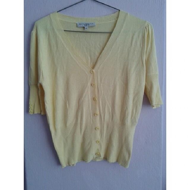 Mudo collecsion kısa kol hırka sadece 10 tl.#ikinciel #ikincielmarka #mudo #satis #sari #hirka #pantolon #jean #ikincielyenisi